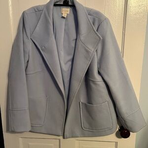 Chico's Soft Blue Women's Blazer